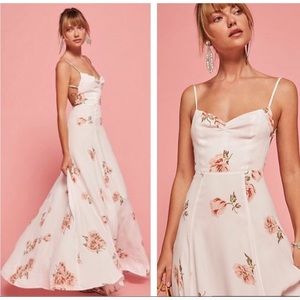 REFORMATION - Thistle Dress Henrietta Floral Print